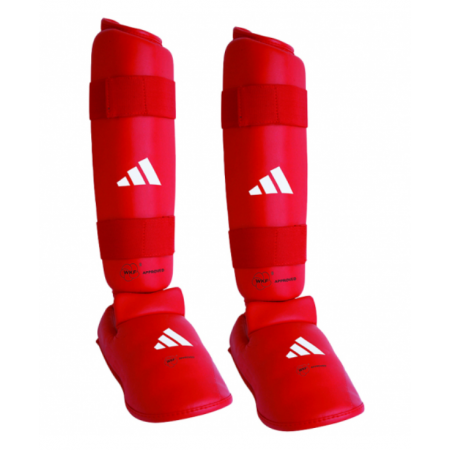 Adidas vinyl WKF shin guards